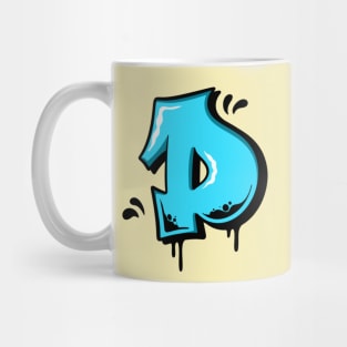 Letter D graffiti Mug